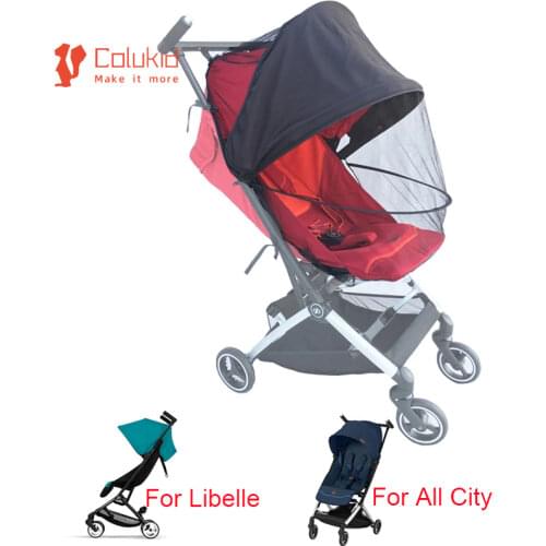 1:1 Tailor-made Baby Stroller Accessories Mosquito Net with Sun shade for Goodbaby POCKIT+ All City Pushchair Sunshade