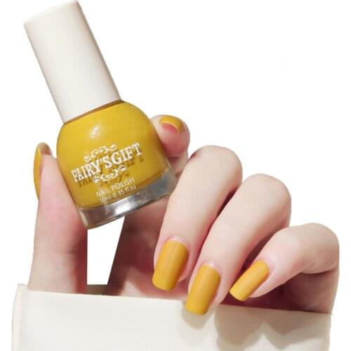 10ml Matte Nail Polish Water-proof Dry Quickly Resin Nail Polish Set Manicure Pedicure Nail Art Matte Polish