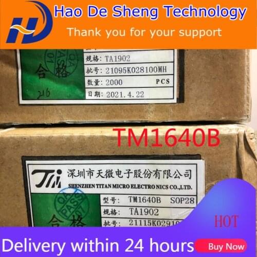 10PCS/LOT TM1640B TM1640 TM SOP28 2021+ NEW ORIGINAL IN STOCK
