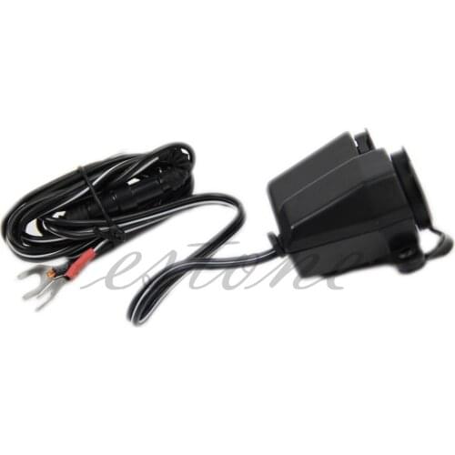 12V USB Cigarette Lighter Power Port Integration Outlet Socket For Motorcycle