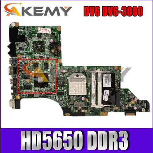 603939-001 603939-501 595133-001 For HP Pavilion DV6 DV6-3000 HD5650 Laptop motherboard DA0LX8MB6D1 DDR3 Notebook Mainboard