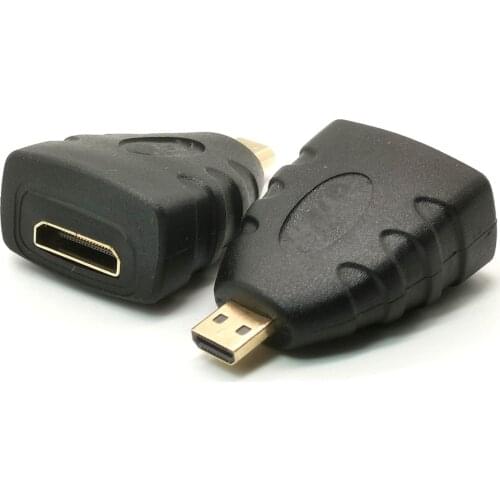 Micro HDMI-compatible Mini HDMI Female to Micro HDMI Male Adapter