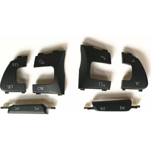 Car interior accessories Steering Wheel Multifunction cruise volume SET CNL UP Down decoration Key cover trim For Golf 7 MK7