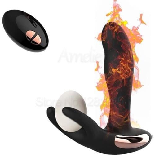 2018 New Remote Control Heating Anal Vibrators Sex Toys for Man Gay Women G-spot Vibrator Male Prostate Massager Anal Butt Plugs