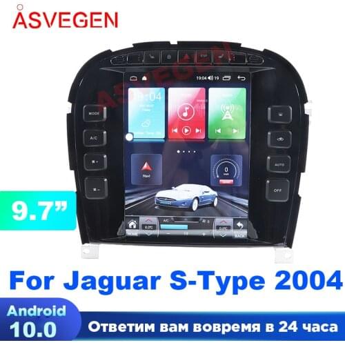9.7 Inch Android 10 Car Radio Player For Jaguar S-Type With 6G 128G Multimedia NAVI Auto Stereo Video GPS Navigation