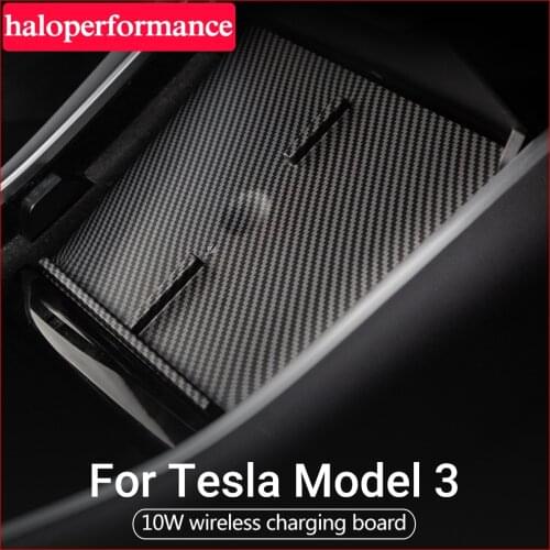 Model3 Car charger carbon fiber for tesla model 3 2021 accessories usb car charge ports dual fast tesla model 3 wireless charger