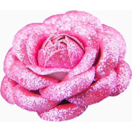 Shining Leather Rose Flowers Brooches For Women Girls Badge On A Backpack Gifts Insect Enamel Pins Brand Brooch Wedding Jewelry