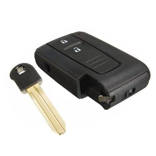 EDFY 2 BUTTON SMART REMOTE KEY CASE SHELL & BLADE For TOYOTA COROLLA VERSO PRIUS