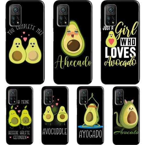 Funny Cartoon Avocado For POCO M3 Pro F3 X3 NFC Case For Xiaomi Mi Note 10 Lite A3 9T 10T Pro Mi 11 Lite Coque