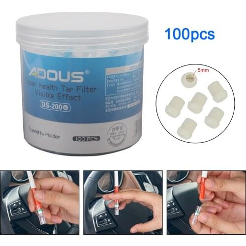 Cigarette Cleaning Holder Converter Tobacco Cigarette Filter Disposable Smoking Accessories Smoking Reduce Tar Filtration 100pcs
