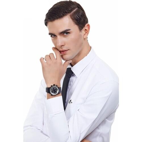 Dudalinas Camisa social masculina mens long sleeve clothing 2021 Male Shirts Casual Slim Fit Brand Clothing Sem pockets