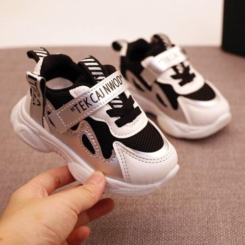 Fashion Sports Kids Sneakers Girls Casual Lightweight Infant Toddler Shoes Children Tenis Breathable Soft Non-slip Running Shoes