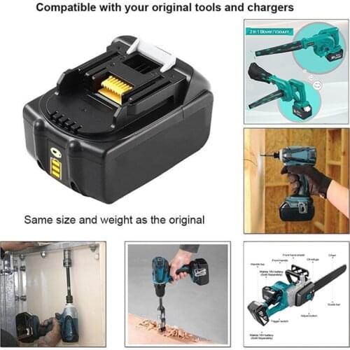 18V 8Ah Li-ion Rechargeable Power Tool Battery for Makita Cordless tool Cordless Blower Vacuum Clean Air Blower