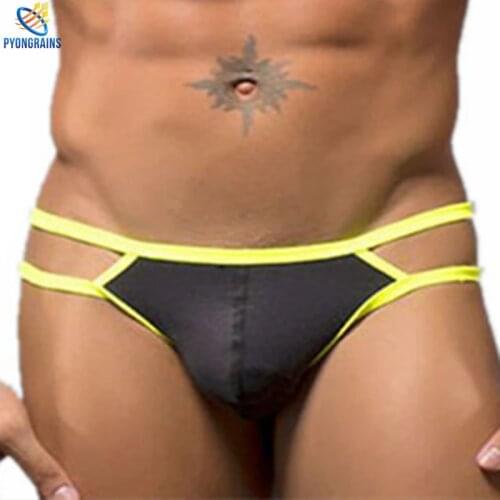 2016 New Mens Jockstrap Jock straps Thongs G Strings Sexy Mens Underwear Gay Comfortable Cotton Men Thongs Sexy Man Underwear