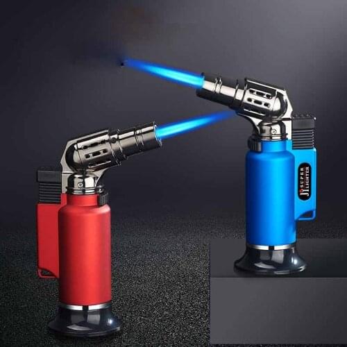 NEW Adjustable Type Spray Gun Welding Torch Straight Into The Blue Flame Jet Lighter Kitchen Outdoor Barbecue Survival Lighter