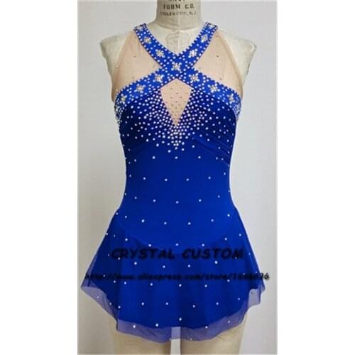 Custom Figure Skating Dress Graceful New Brand Women Ice Skating Dresses For Competition DR3871