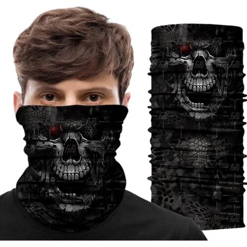 Sports Riding Headband Ciclismo Bandana Buff Neck Gaiter Motorcycle Face Shield Multifunctional Headwear Headscarf Skull Masks