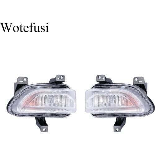 Wotefusi 2pcs Car ABS Plastic Daily lights Fit for Jeep Renegade Before 2018 [QPA640]