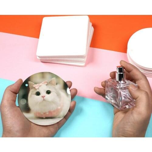 60Pcs Sublimation Air Freshener Blanks Scented Sheets Felt Blank Car Interior