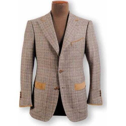 Winter Warm Mens Suit Jacket Woolen Formal Casual Skinny Party Evening Wedding Best Male Groomsman WearOutfit