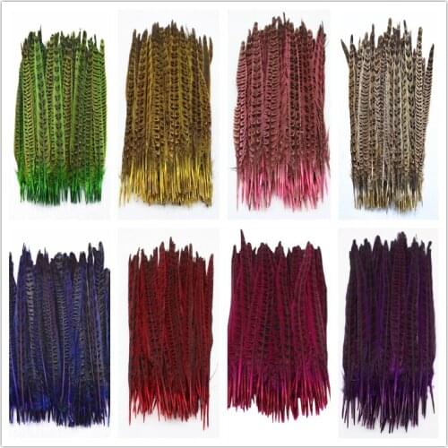 10Pcs/Lot Female Pheasant Feathers 25-30CM/10-12inches Natural Pheasant Tail Feathers For Crafts DIY Wedding Decorations Plumes