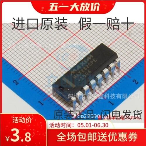 100% New&original MAX232CPE MAX232 DIP16 In Stock