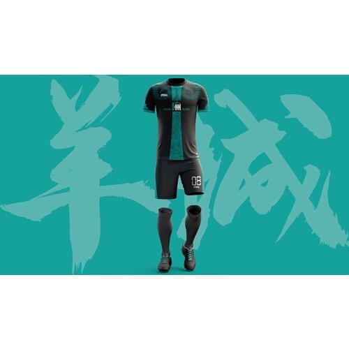 2021 Customize slim fit football shirts wholesale sublimation full set thermal transfer football jersey