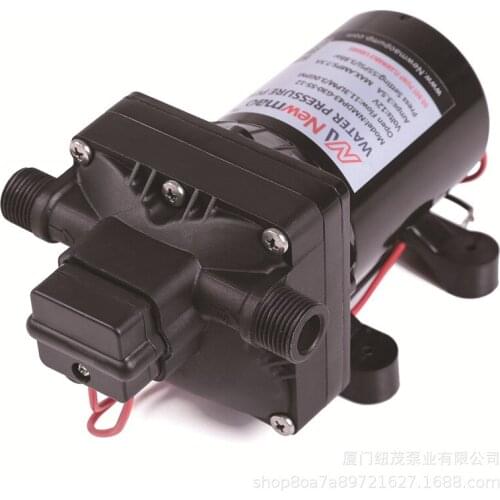 42 High Pressure Miniature Diaphragm Pump RV Water Pump Yacht Self-Priming Pump Miniature Water Pump Sprayer Pump 12/24V