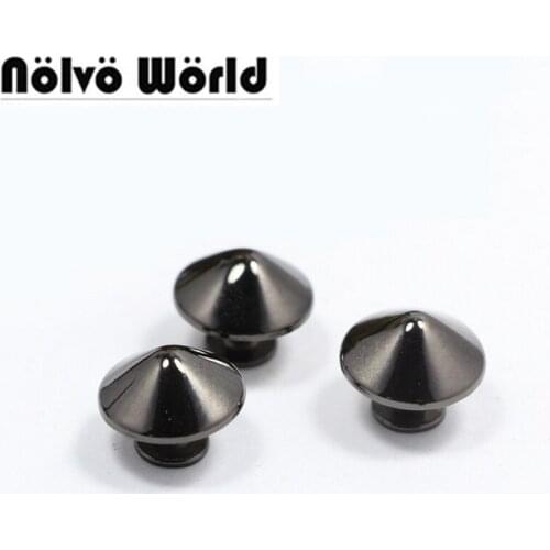 50pcs 4 colors 13.2mm turriform head fashion pop rivets stud screw,bags shoes wallets belts bracelets decorative rivets