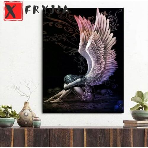 Diamond painting angel full square round drills diamond embroidey cross stitch diamond picture mosaic full stones home decor