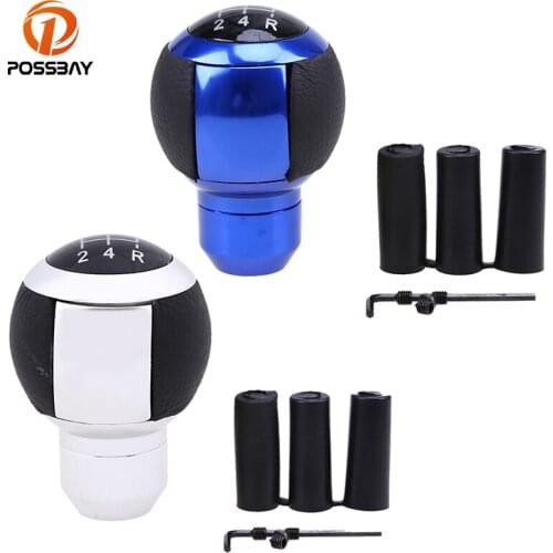 POSSBAY Car-styling Car Gear Shift Knob Universal Manual Modified Car Interior Racing Shifter Knob 5 Speed Shifter Lever