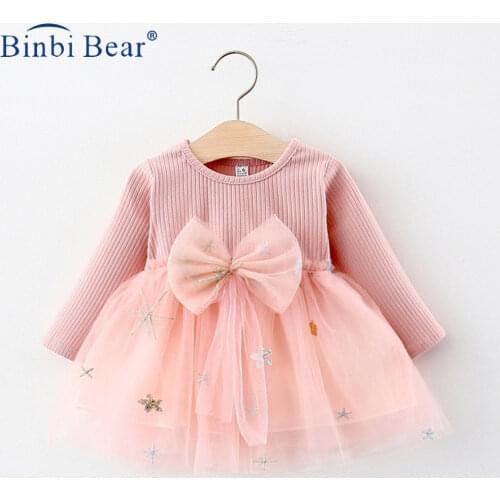 Повседневные платья для девочек Binbi Bear China At AliExpress