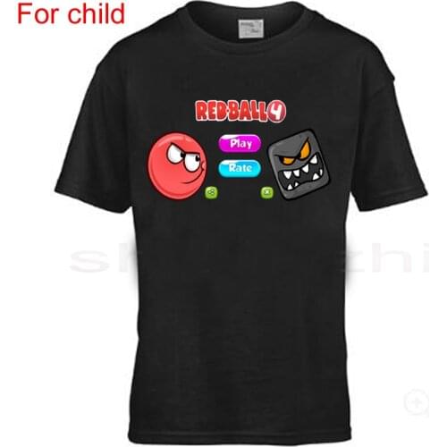 Child summer cotton T-Shirt Red Ball 4 - The Bad Boxes Tee Cool Tops Tee Shirt children fashion t-shirt brand tops