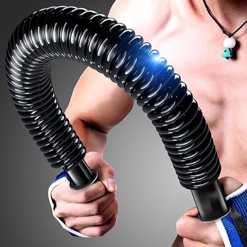 Double carbon steel spring arms strength training device non-slip handle male fitness equipment household chest muscle grip