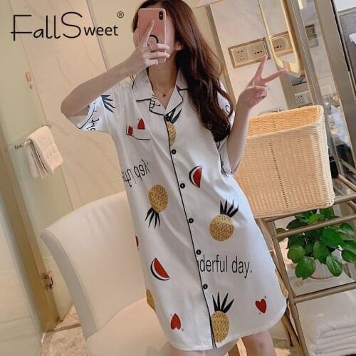 Fallsweet Women's Silk Nightgowns