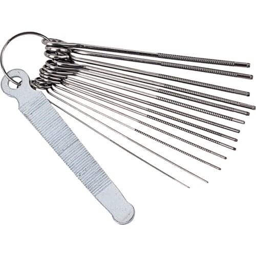 Guitar Nut Slotting Bridge Pin Hole Slot Kit Saw Rods Filing Luthier Set