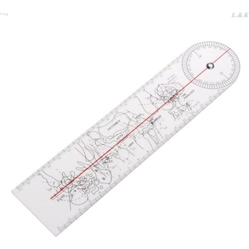 Goniometer Angle Ruler Rule Joint Orthopedics Tool Instruments Plastic U50A
