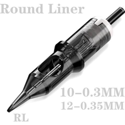 20pcs/Box Tattoo Cartridge Needles Revolution #10 0.3mm Permanent MakeUp Disposable Cartridges Needle tattoo Tattoo Supply