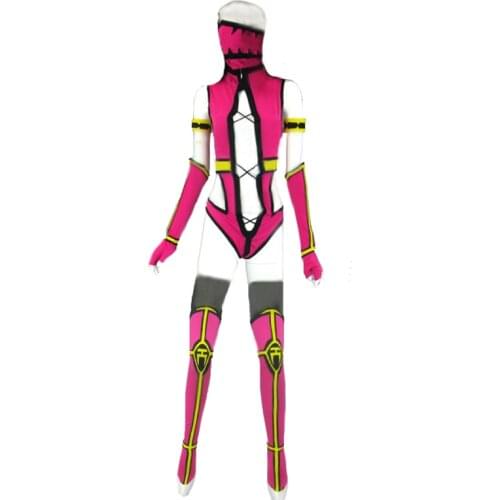 Mortal Kombat Mileena Cosplay Costume Full Set 11