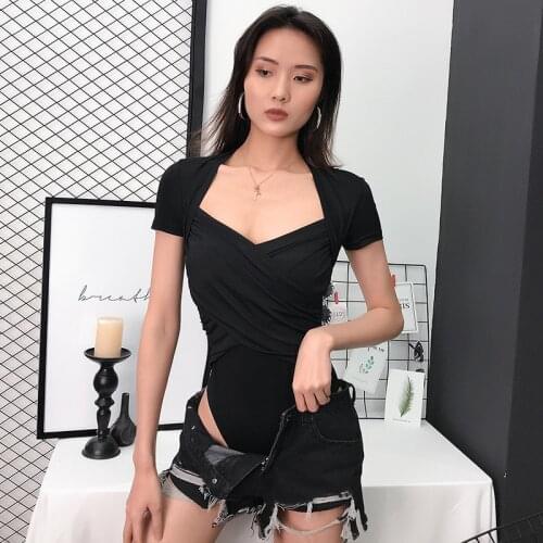 Lunoakvo Bodysuits For Women With Open Shoulders