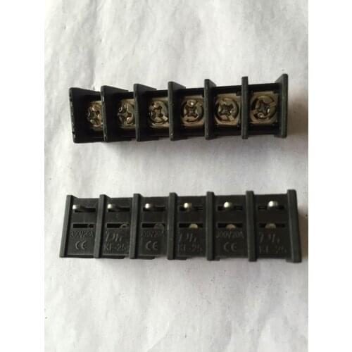 Original new 100% barrier terminal KF25S-7.62-6P foot distance 7.62mm middle foot 6 bits connector