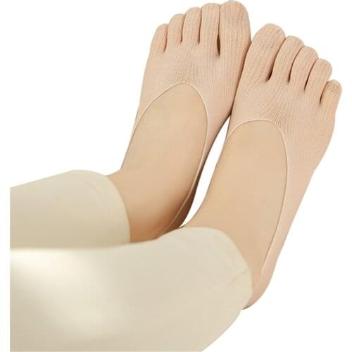 Orthopedic Compression Socks Womens Toe Socks Ultra Low Cut Liner with Viscose Tab Breathable Personal Health Care TK-ing