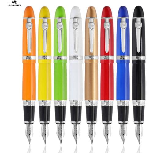 Luxury high quality Metal Beautiful pens Jinhao 159 Business office Medium Nib Fountain Pen New Stationery school supplies