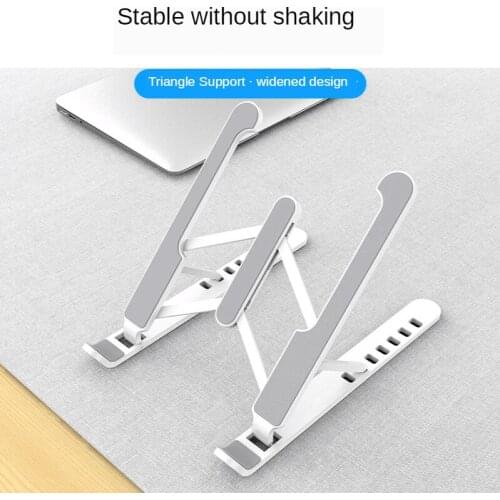 Portable Laptop Stand Foldable Support Base Notebook Stand Holder For Macbook Pro Air HP Lapdesk Computer Cooling Bracket Riser