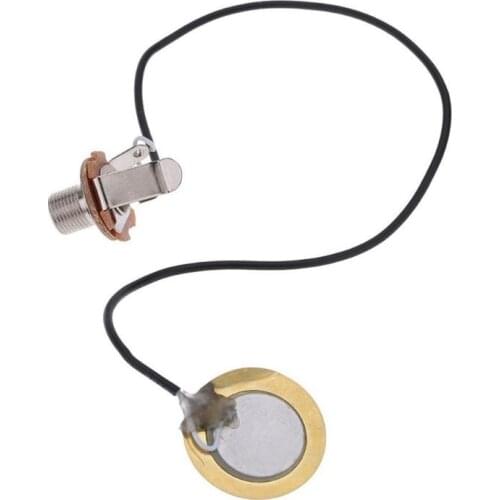Acoustic Guitar Transducer Pre-Wired Amplifier Piezo Jack Pickup Accessory Guitar Patch Sensor 30cm Guitar Accessories