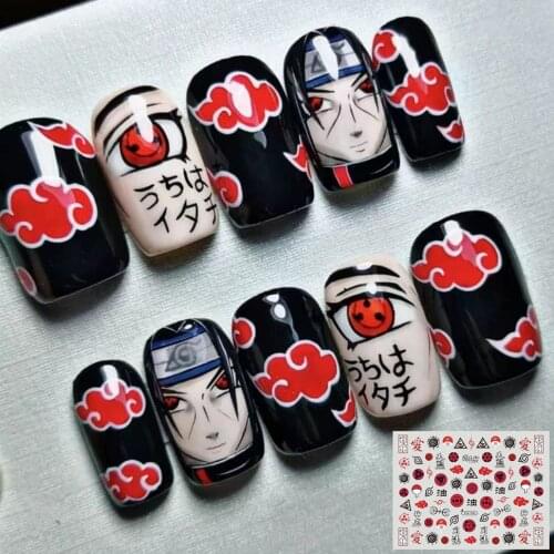 Hanyi series girl TSC-211 3d Nail Art Stickers Decal Template diy nail tool decorations