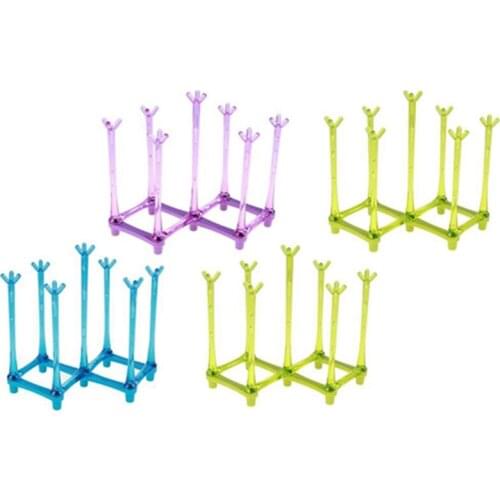 Foldable Baby Bottle Drying Rack Portable Cup Rack Dry Travel Water Mug Drainer Cup Stand Gl Holder Shelf Organizer