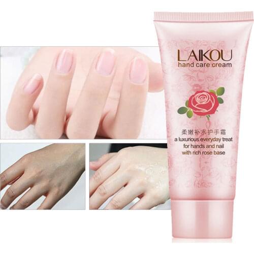 Hand Repair Cream Anti-aging Whitening Moisturizing Anti-crack Soft Smooth Rose Essential Oil Hand Cream Skin Care 60g