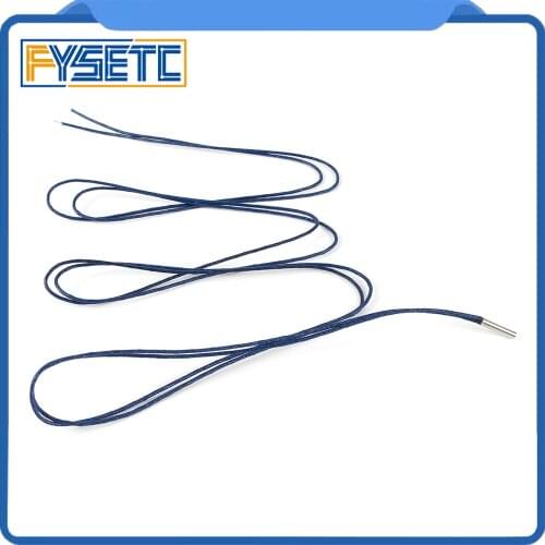 5pcs PT1000 Probe 4mm * 30mm RTD 1m-wire Platinum Thermal Resistance Sensor For 3D Printer E3D Volcano/ V6 Heater Block