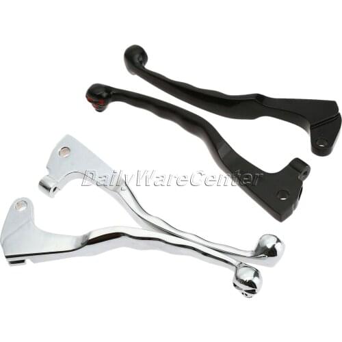 1 Pair Motorcycle Skull Red Eye Brake Clutch Levers Hand Levers For Yamaha XV250 XV535 XV700 XV750 XV1000 Motorbike Accessories